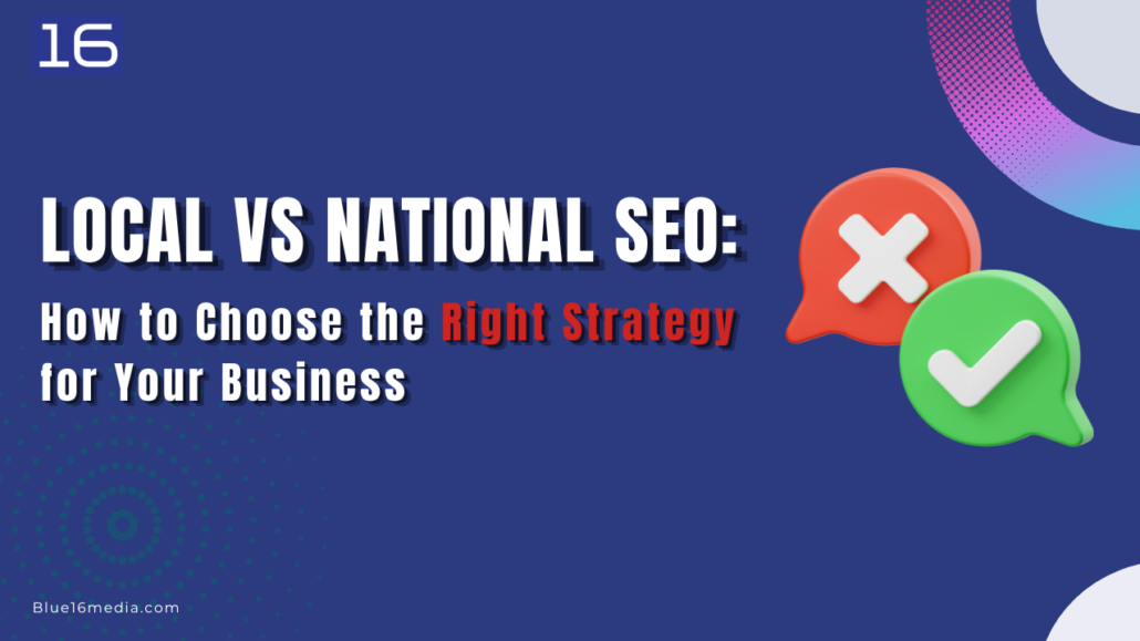 Local vs National SEO